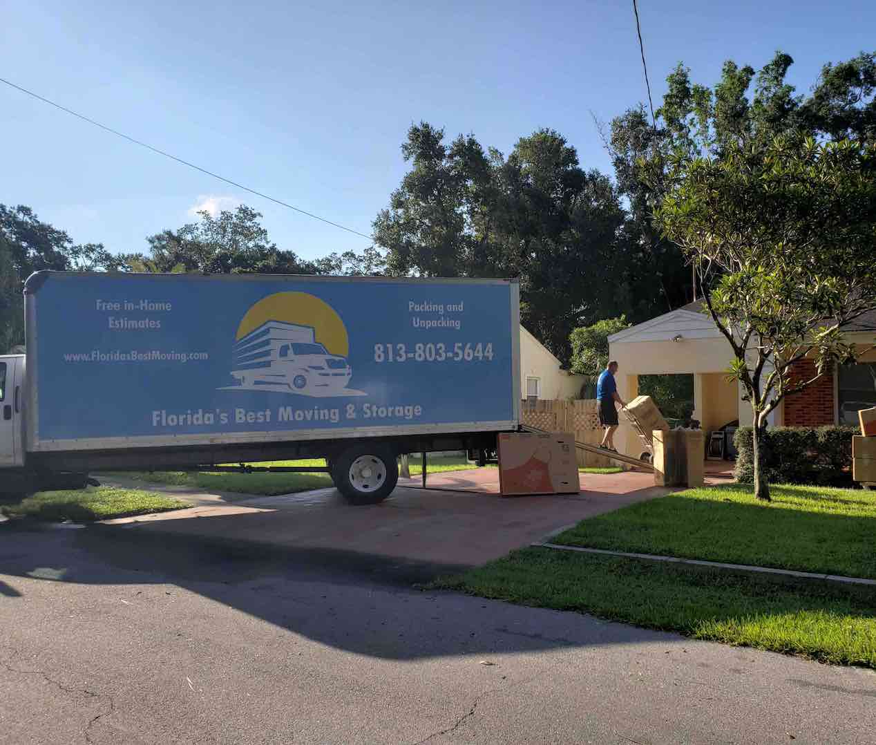 Best Storage Tampa Bay - Florida's Best Moving and Storage Tampa Bay - Storage of single family home possessions Image